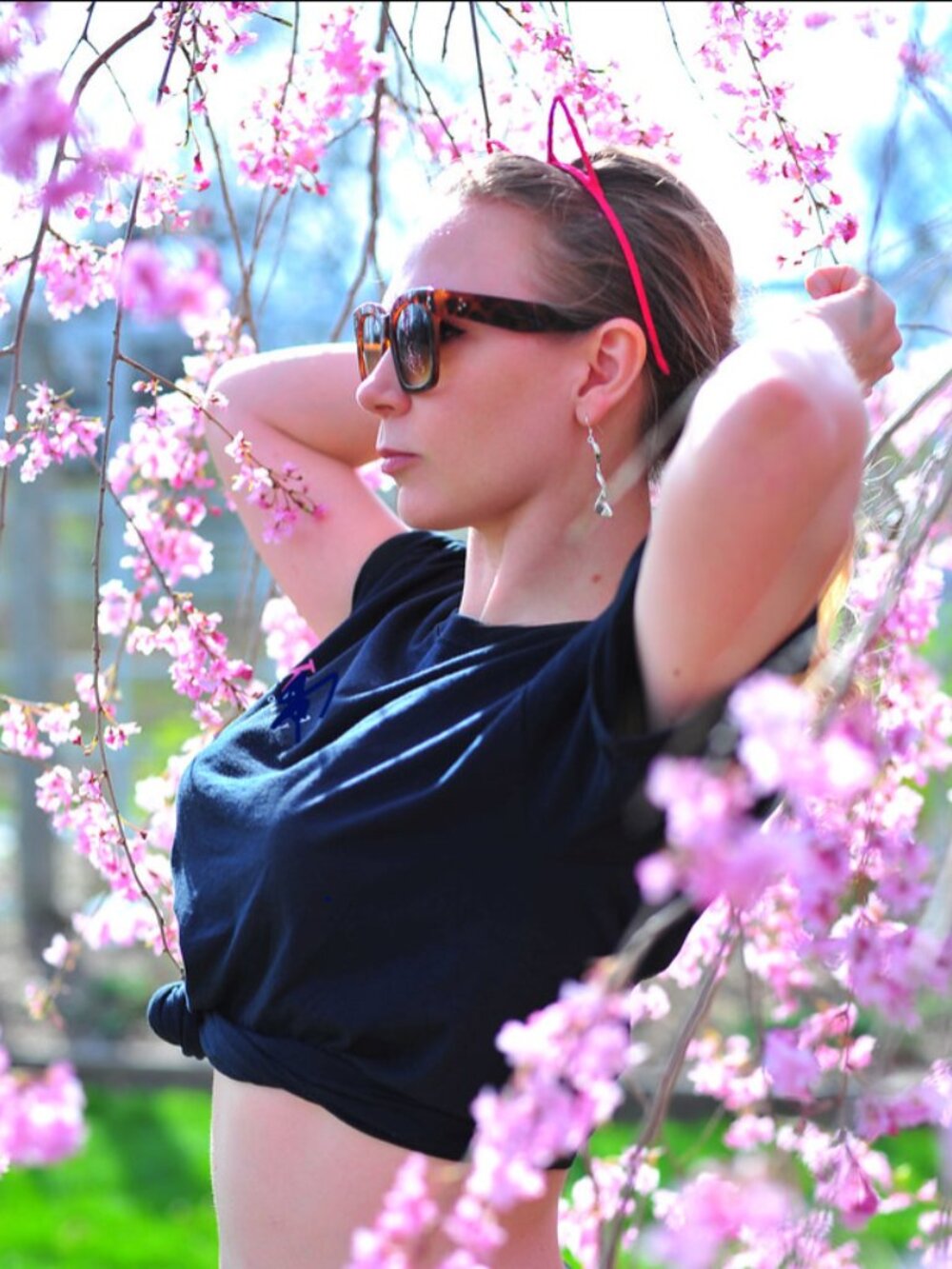 Cat Ears Hair Holder Metal Headband Pink Cat Ears